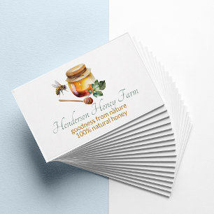 Honeybee Wreath Business Card