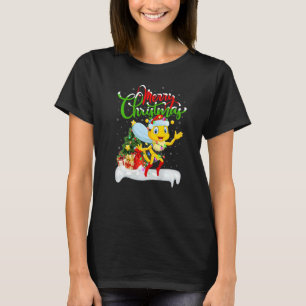 Honeybee Xmas Decorations Santa Honeybee Christma T-Shirt