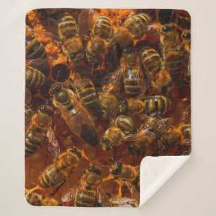 HONEYBEES 7   SHERPA BLANKET