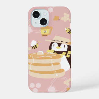 Honeybees and Penguins iPhone 15 Case