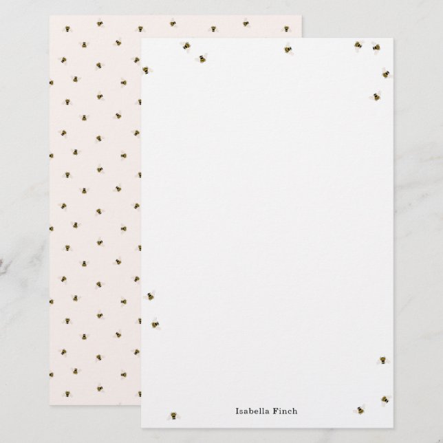 Honeybees Stationery (Front/Back)