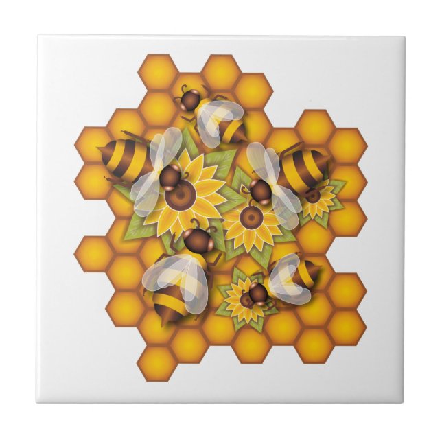 Honeybees Tile (Front)