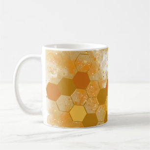 Honeycomb Alcohol Ink  Coffee Mug