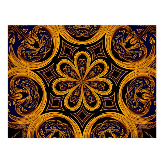 Honeycomb Artistic Postcard