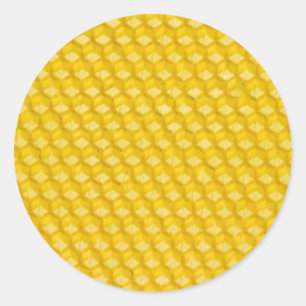 Honeycomb Background Gifts Classic Round Sticker