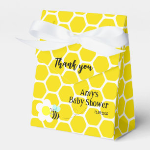 Honeycomb Bee Flower Yellow Honey Favour Box