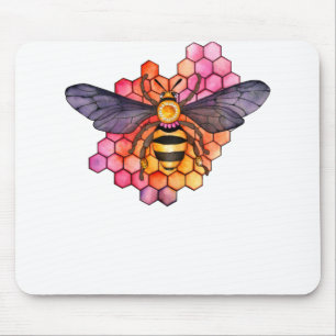 Honeycomb Bee Mouse Mat