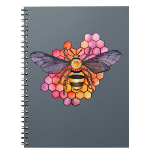 Honeycomb Bee Notebook