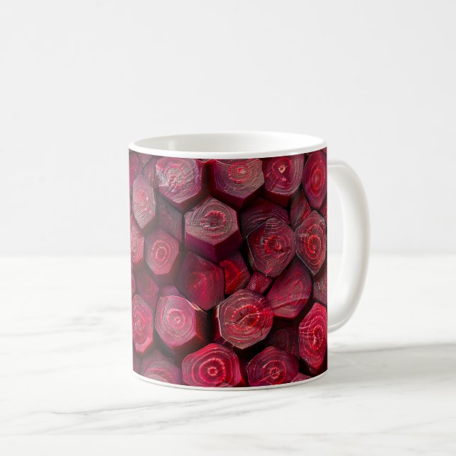  Honeycomb Beetroots Coffee Mug (Front Right)