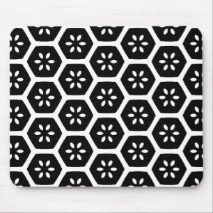 Honeycomb Flower v1 Mouse Mat