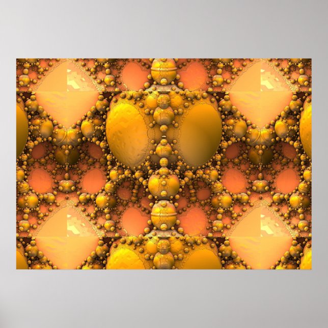 Honeycomb Fractal Poster (Front)