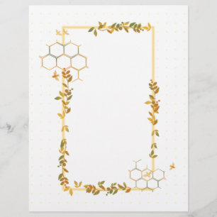 Honeycomb Framed Paper