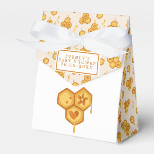 Honeycomb Honey Bee Cute Baby Shower Favour Box