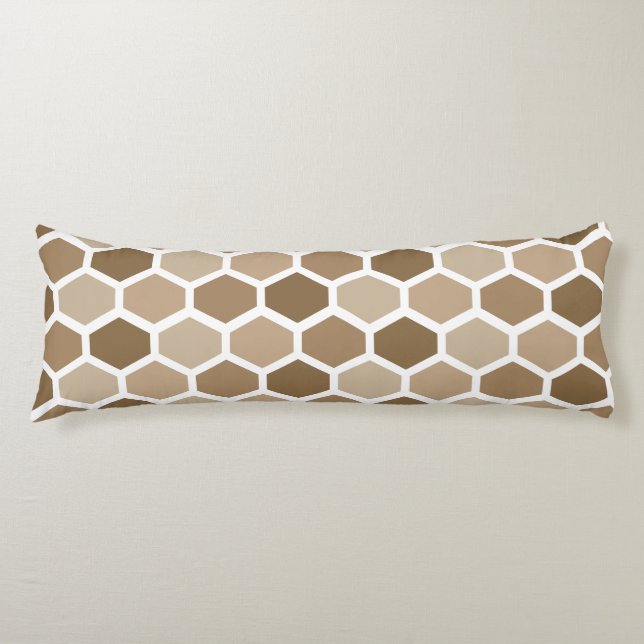 Honeycomb in Sand Body Cushion (Front)