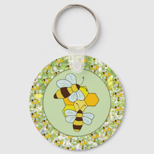 honeycomb key ring