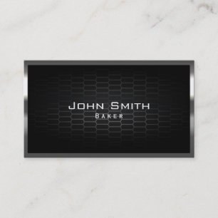 Honeycomb Metal Cells Baker Business Card