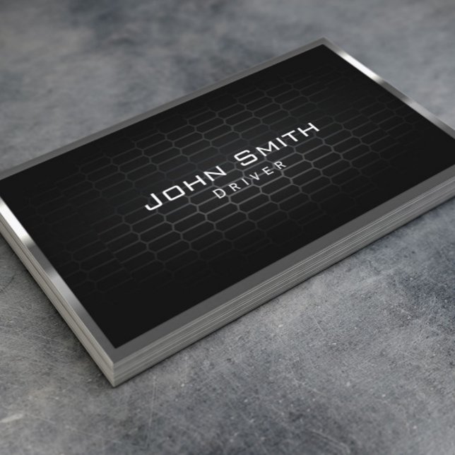Honeycomb Metal Cells Driver Business Card (Creator Uploaded)