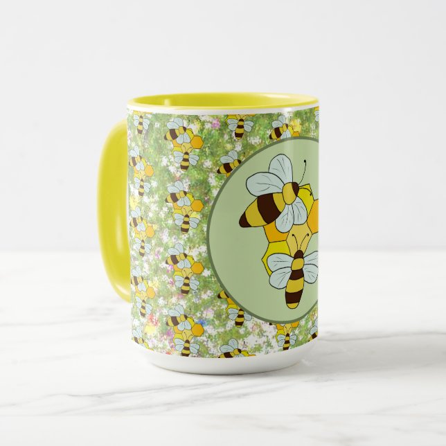 honeycomb mug (Front Left)