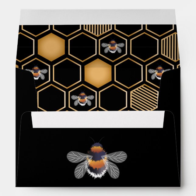 Honeycomb Pattern Envelope (Back (Bottom))