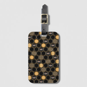 Honeycomb Pattern Luggage Tag