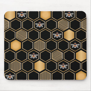 Honeycomb Pattern Mouse Mat