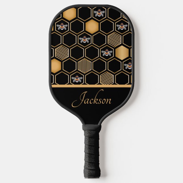 Honeycomb Pattern  Pickleball Paddle (Front)