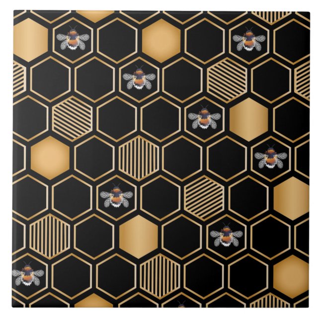 Honeycomb Pattern Tile (Front)