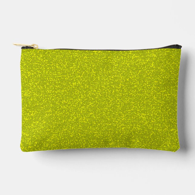 Honeycomb Print Cut Sew Small Accessory Pouch (Front)