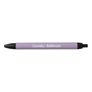 Honeycomb | Solid Colour Purple 2 Personal Black Ink Pen