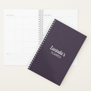 Honeycomb   Solid Colour Purple 4 Personal Planner