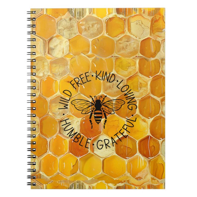 Honeycomb Spiral Notebook (Front)