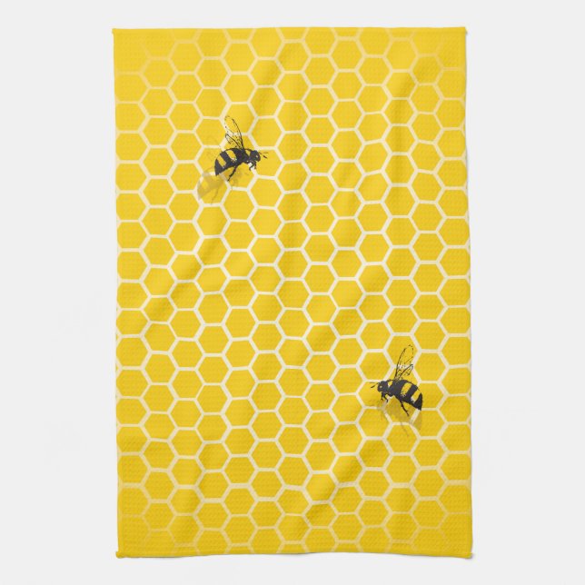 Honeycomb Tea Towel (Vertical)