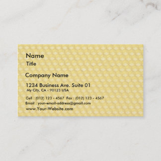 Honeycomb Template For Bees To Work On Business Card