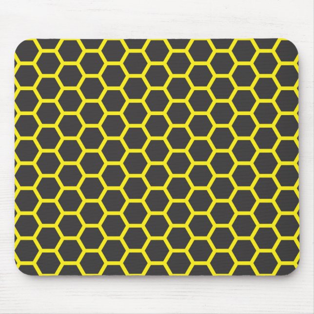 Honeycomb vector mouse mat (Front)