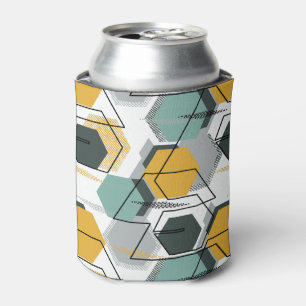 Honeycombs. Abstract geometric pattern.1 Can Cooler
