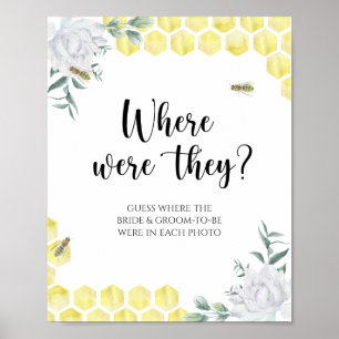 Honeycombs - Where Were They Poster