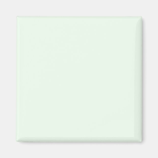 Honeydew Melon Green F0FFF0 Colour with Name Optio Magnet (Front)