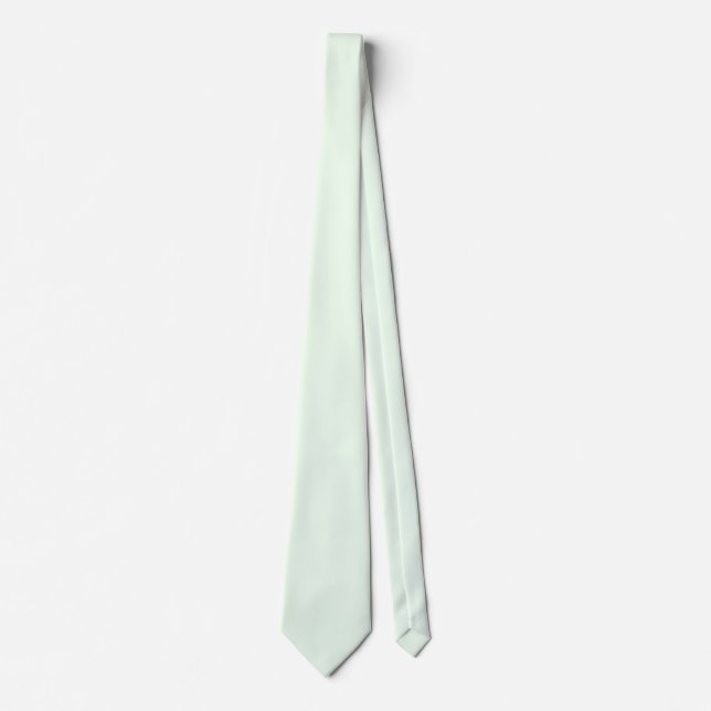 Honeydew Melon Green F0FFF0 Colour with Name Optio Tie (Front)