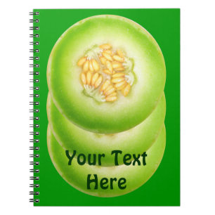 Honeydew Melon Slices Notebook