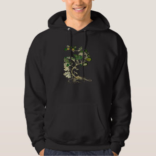 Honeydew Melon Vine Botanical Vector Hoodie