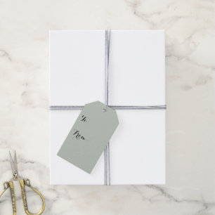 Honeydew Solid Colour Gift Tags