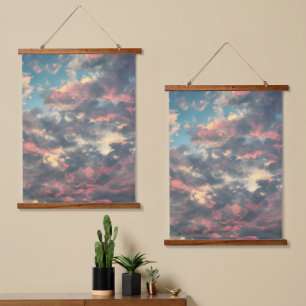 Honeyed hues hanging tapestry