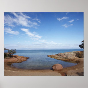 Honeymoon Bay, Coles Bay, Freycinet National Poster