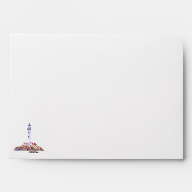 Honeymoon Bridal Shower Invitation Envelope (Front)