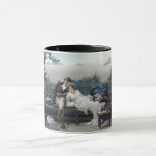 Honeymoon (Bride and Groom on a Bench) Mug