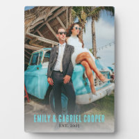 Honeymoon Couple Photo Keepsake