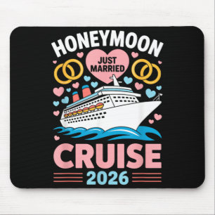 Honeymoon Cruise 2026 Married Couples Keepsake Mouse Mat