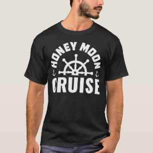 Honeymoon Cruise For Couples Husband And Wife T-Shirt
