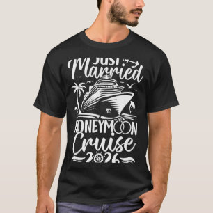 Honeymoon Cruise for Matching Couples 2026 Married T-Shirt