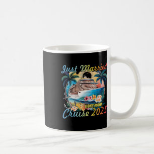 Honeymoon Cruise Journey Just Married For Couples Coffee Mug
